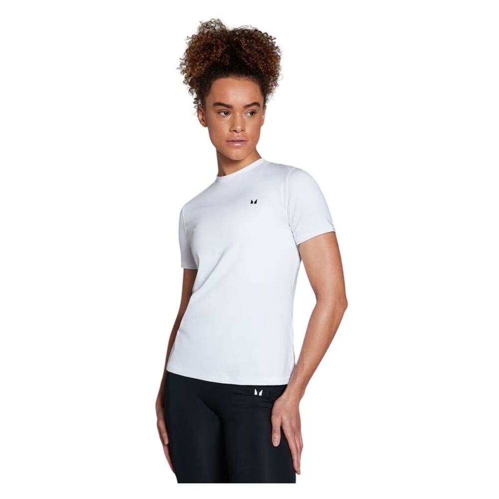 MyProtein Womens/Ladies Short-Sleeved Athletic T-Shirt / White